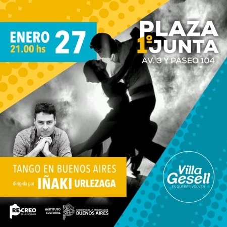 ESPECTÁCULO DE DANZA: ESTA NOCHE VIBRA EL TANGO EN LA PLAZA PRIMERA JUNTA