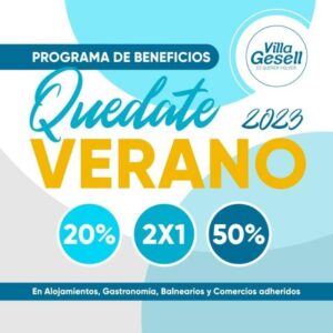 “QUEDATE VERANO” PROGRAMA DE BENEFICIOS PARA TURISTAS