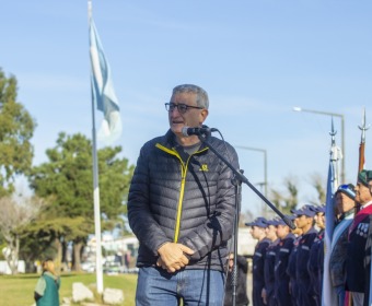 Instituciones celebraron el día de la Bandera en Villa Gesell con todo!