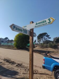 En colonia marina se designó un trayecto con el nombre de R. Gesell