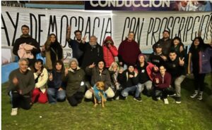 El Kirchnerismo geselino se concentró en contra de la condena a CFK