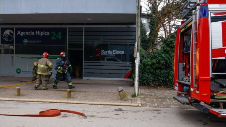 Incendio en el centro