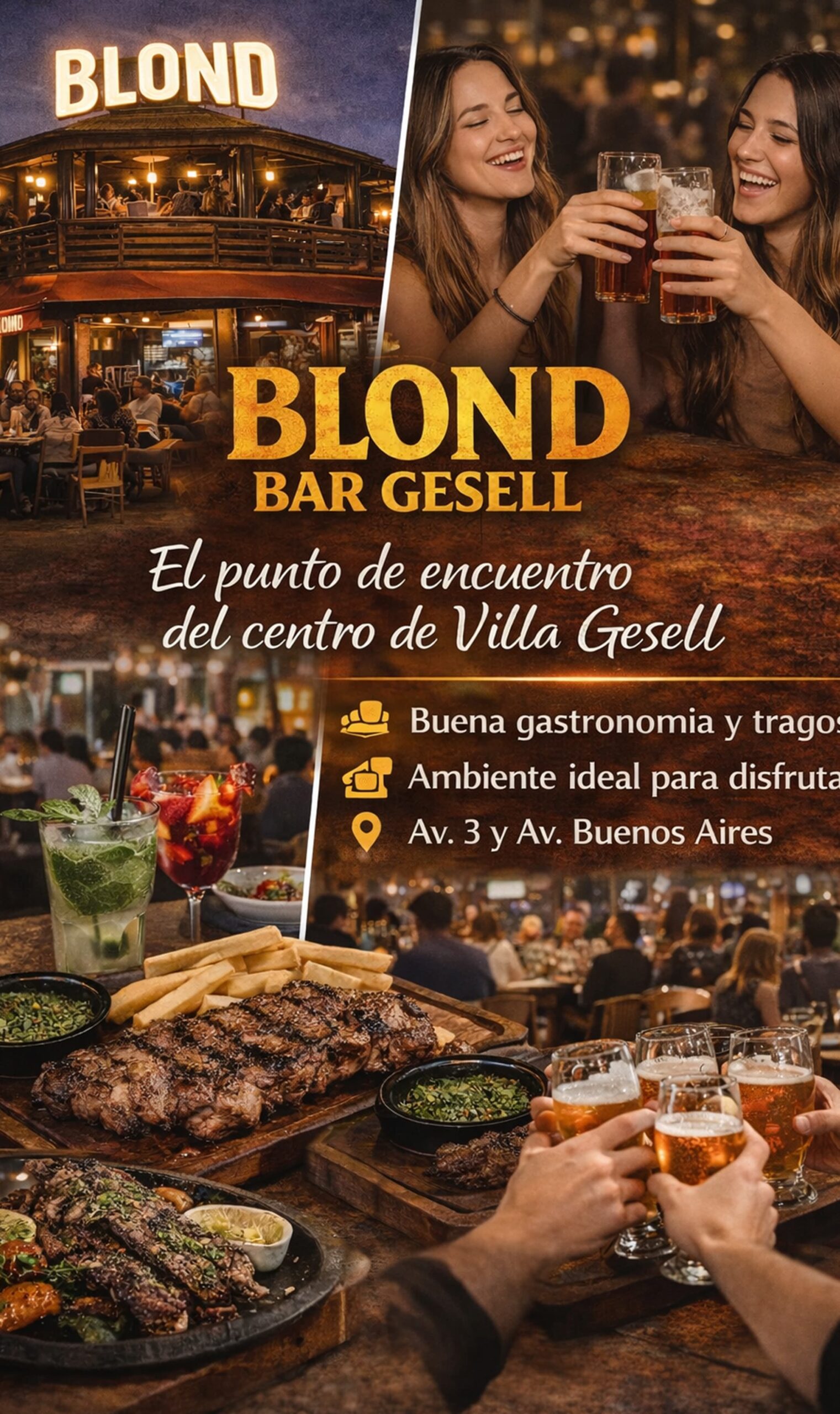 Blond Bar Gesell - El punto de encuentro del centro de Villa Gesell