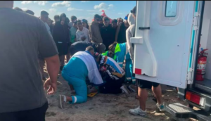 Múltiples fracturas en el cráneo: Cómo sigue la persona que volcó con su cuatriciclo en nuestra ciudad