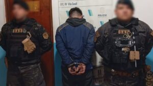 Aprehenden a un sujeto que ingreso a robar en una vivienda