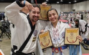 Una geselina se coronó campeona del mundo en Tang Soo Do