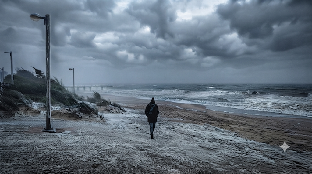 El rugido del invierno: el frío extremo toma la costa, pero la nieve sigue siendo una utopía